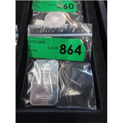 One Ounce .999 Fine Silver Bar