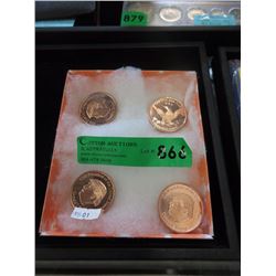 4 One Ounce Pure Copper ""Donald Trump" Rounds