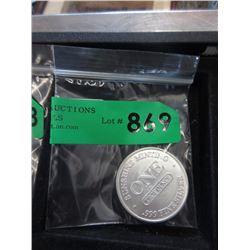 One Troy Ounce .999 Fine Silver Round