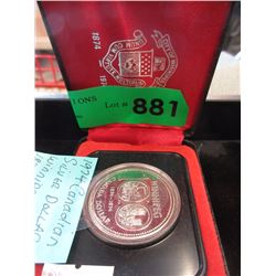 1974 Canadian Winnipeg Centennial Dollar Coin
