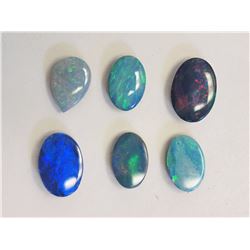 Six Opal (approx 2.50ct) Gemstones Retail $150