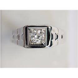 Sterling Silver Cubic Zirconia (approx 2.00g) Ring Retail $75