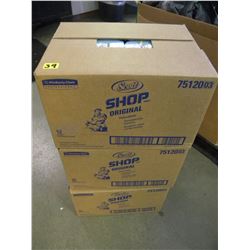 3 BOXES OF SCOTT SHOP ABSORBENT PAPER TOWELS