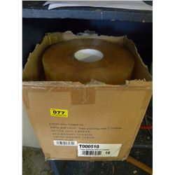 BOX OF 6 ROLLS OF PACKING TAPE