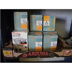 LARGE BOX OF FLOURECENT LIGHTING