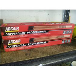 4 BOXES ARC COPPER CLAD WELDING RODS 1/4"