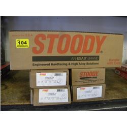 5 BOXES OF STOODY HARD FACING WELDING RODS 1/8"
