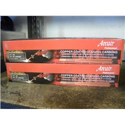 4 BOXES ARC AIR COPPER COATED WELDING RODS