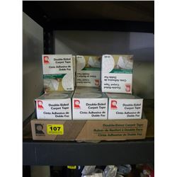 APPROX 20 BOXES OF CARPET TAPE