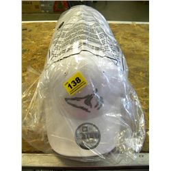 12 NEW NEWERA WHITE BASEBALL CAPS