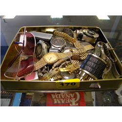 TRAY OF MISC WATCHES