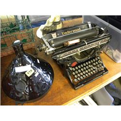 IKEA COOKING VESSEL/UNDERWOOD VINTAGE TYPEWRITER