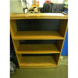3 SHELF OAK BOOKCASE