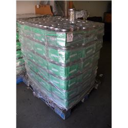 SKID OF 72 FLATS OF 9 BERNARDIN GLASS CANNING JARS WITH SNAP LIDS