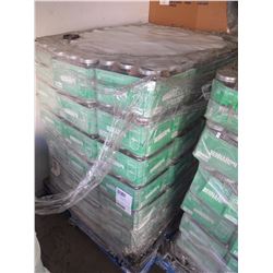 SKID OF 72 FLATS OF 9 BERNARDIN GLASS CANNING JARS WITH SNAP LIDS
