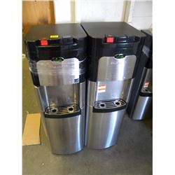 2 VIVA BLACK AND STAINLESS SELF CLEANING WATER DISPENSERS