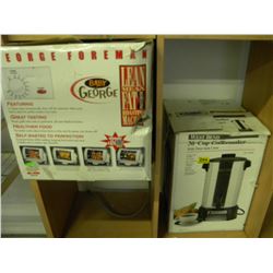 36 CUP COFFEE MAKER/FOREMAN GRILL