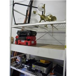3 SHELVES OF MISC