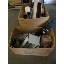 2 BOXES OF MISC LIGHTING