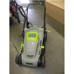 LAWN MASTER 3-IN-1 18" REAR BAG ELECTRIC LAWN MOWER