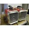 Image 1 : 2 RED HONEYWELL HEATERS