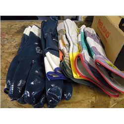 7 PAIRS OF WORK GLOVES