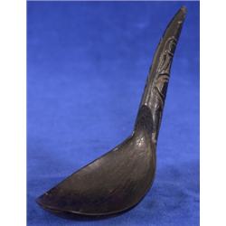 19TH C. Mt. Goat Horn Spoon 6 1/4" L.