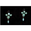 Image 1 : Pair of Navajo Silver and Turquoise E