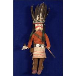 Pueblo Doll with Feather Headdress 15