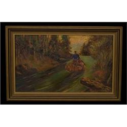 Original Oil Painting on Board by Rob