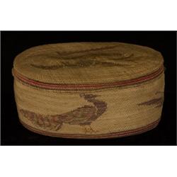 Fine Old Nuu-chah-nulth Oval Lidded B