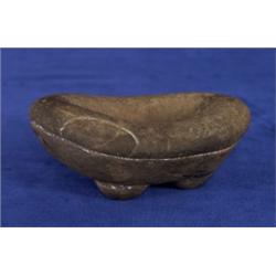 Ancient Salish Stone Frog Bowl Approx