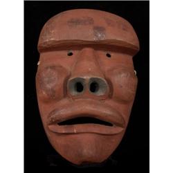 Old Carved and Painted Inuit "Good Sh