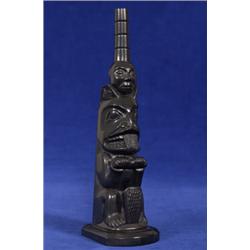 Haida Argillite Totem Signed T. Pears