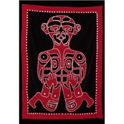 Kwagiuth Button Blanket "Wild Man" Ap