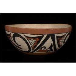 Large Pottery Bowl Signed S Felipe 14