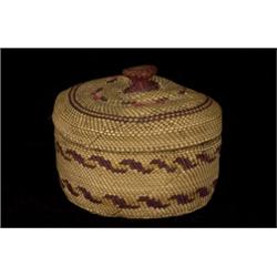 Nuu-chah-nulth Nob Top Basket 4" D. 3