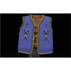 Superb Sioux Fully Beaded Child's Ves