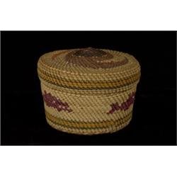 Nuu-chah-nulth Dome Top Basket with W
