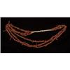 Image 1 : Navajo Three Strand Branch Coral Neck