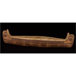 Fantastic Atikamek Incised Birch Bark