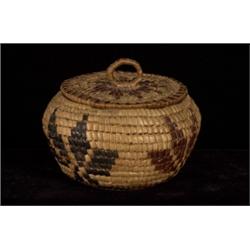 Fully Imbricated Salish Lidded Basket