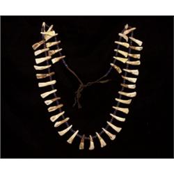 Sioux Buffalo Tooth Warriors Necklace