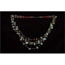 Pueblo Five Strand Turquoise Fetish N