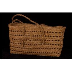 Tlingit Gathering Basket 10" L. 5" H.