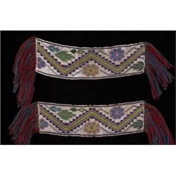 Pair of Loom Beaded Garters