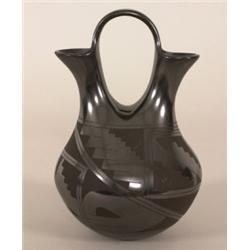 Mata Ortiz Pottery Wedding Vase 9"x 7