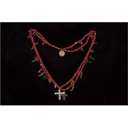 Two Strands of Trade Bead Necklace