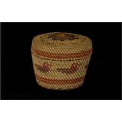 Nuu-chah-nulth Dome Top Basket with B