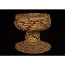 Lillooet Pedestal Basket 9" W. 8" H.